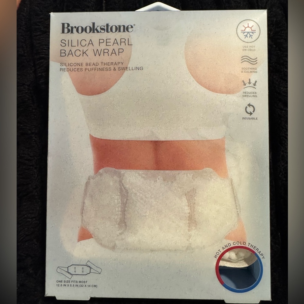 Silica pearl back wrap
